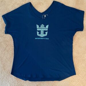 Royal Caribbean “Enchantment of the Seas” Women’s V-Neck T-Shirt – Size L